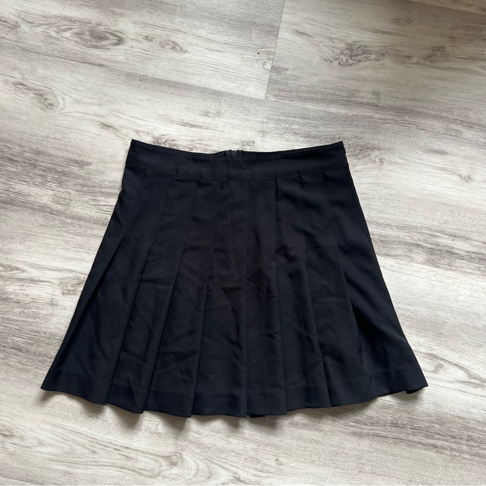 Black pleated miniskirt - Picture 4 of 6
